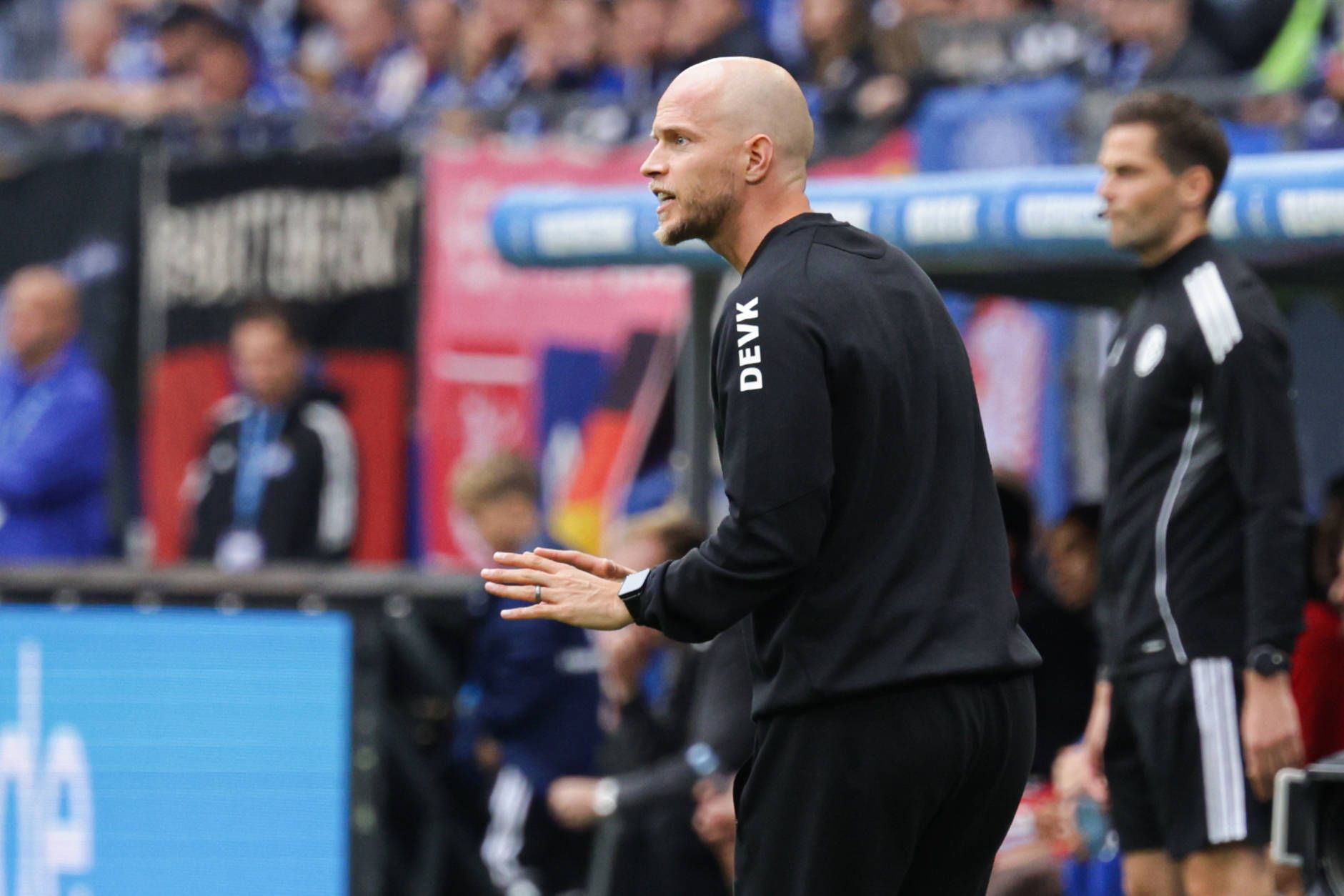 René Wagner beim Spiel gegen den HSV.