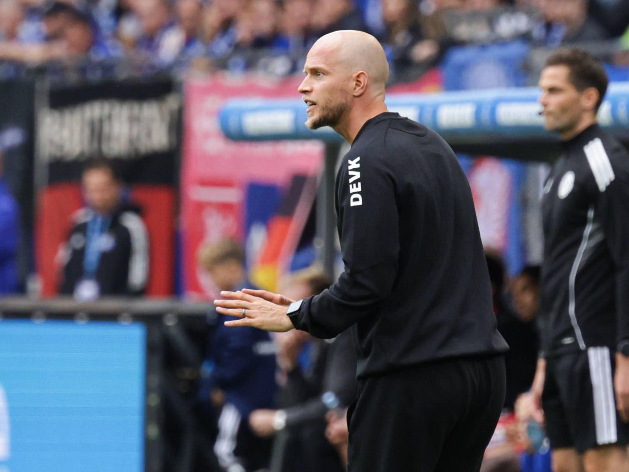 René Wagner beim Spiel gegen den HSV.