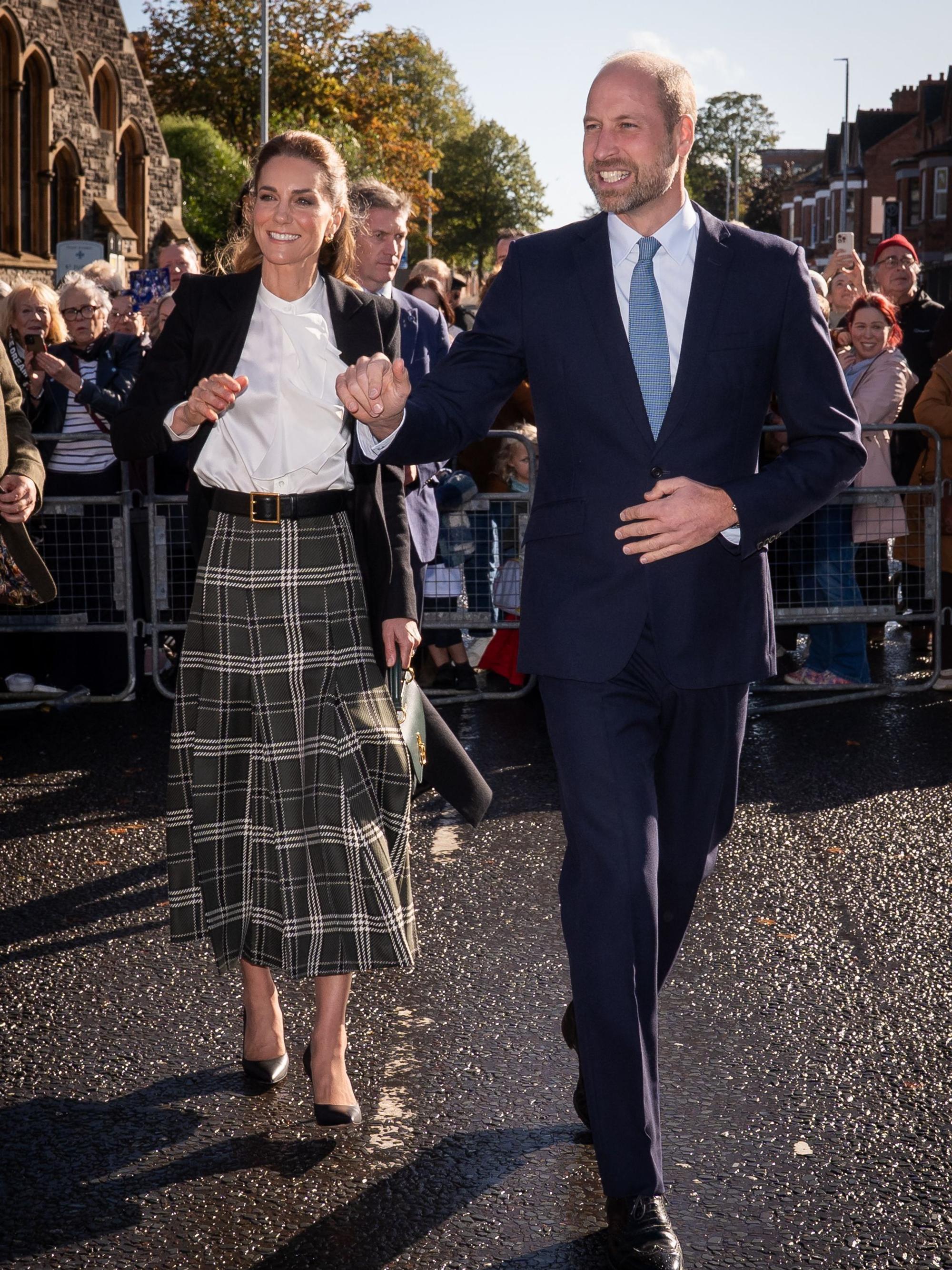 Prinzessin Kate und Prinz William strahlten schöner als die Sonne in Belfast.