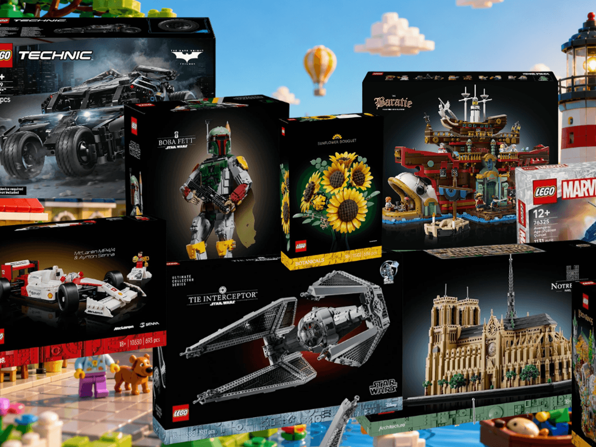 Lego Sets aus den unterschiedlichsten Themenwelten wie Star Wars, City, Marvel, Herr der Ringe, Batman, Architecture und mehr.