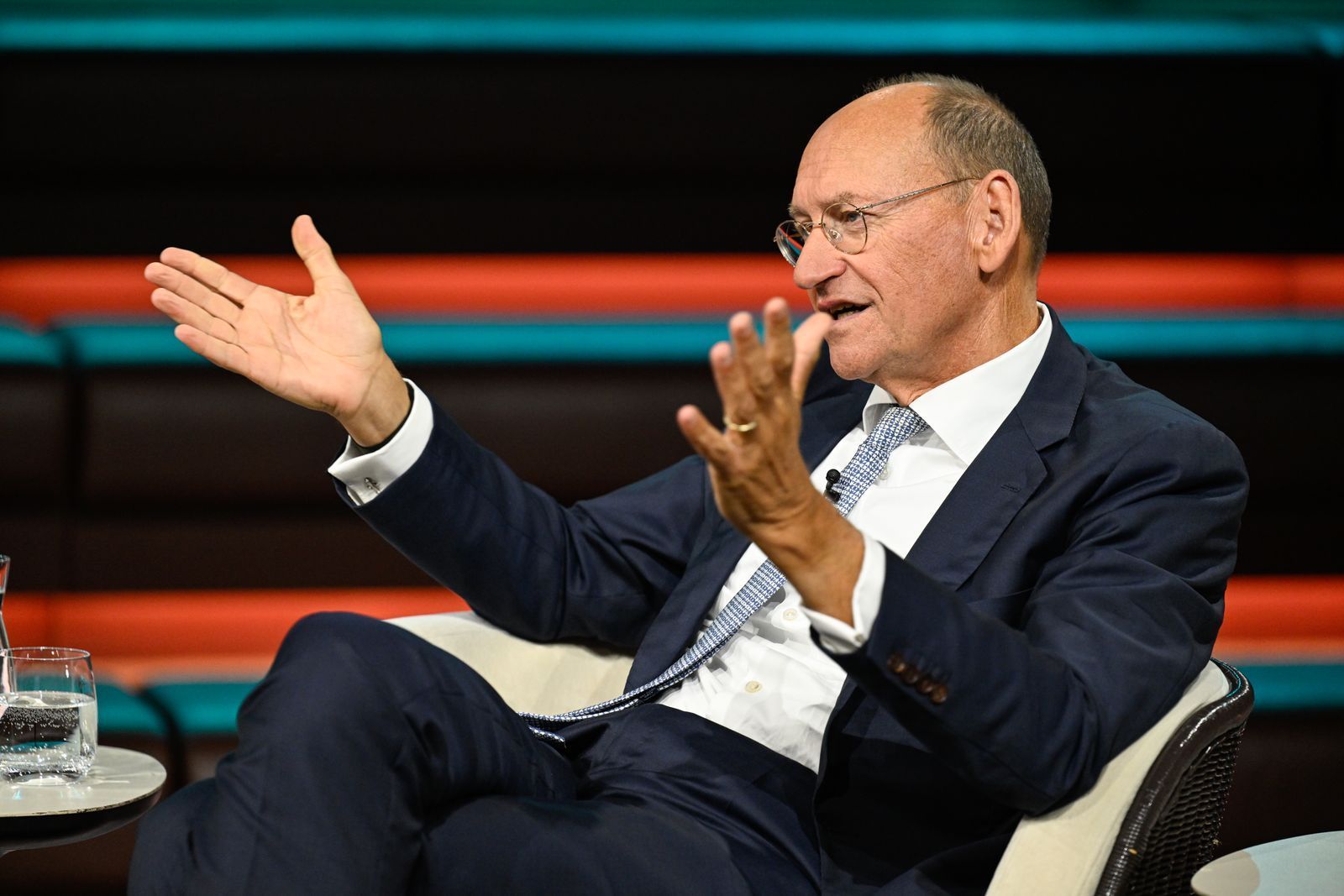 Ökonom Daniel Stelter glaubte, „der Niedergang der CDU“ sei „schwierig umzudrehen“. (Bild: ZDF / Markus Hertrich)