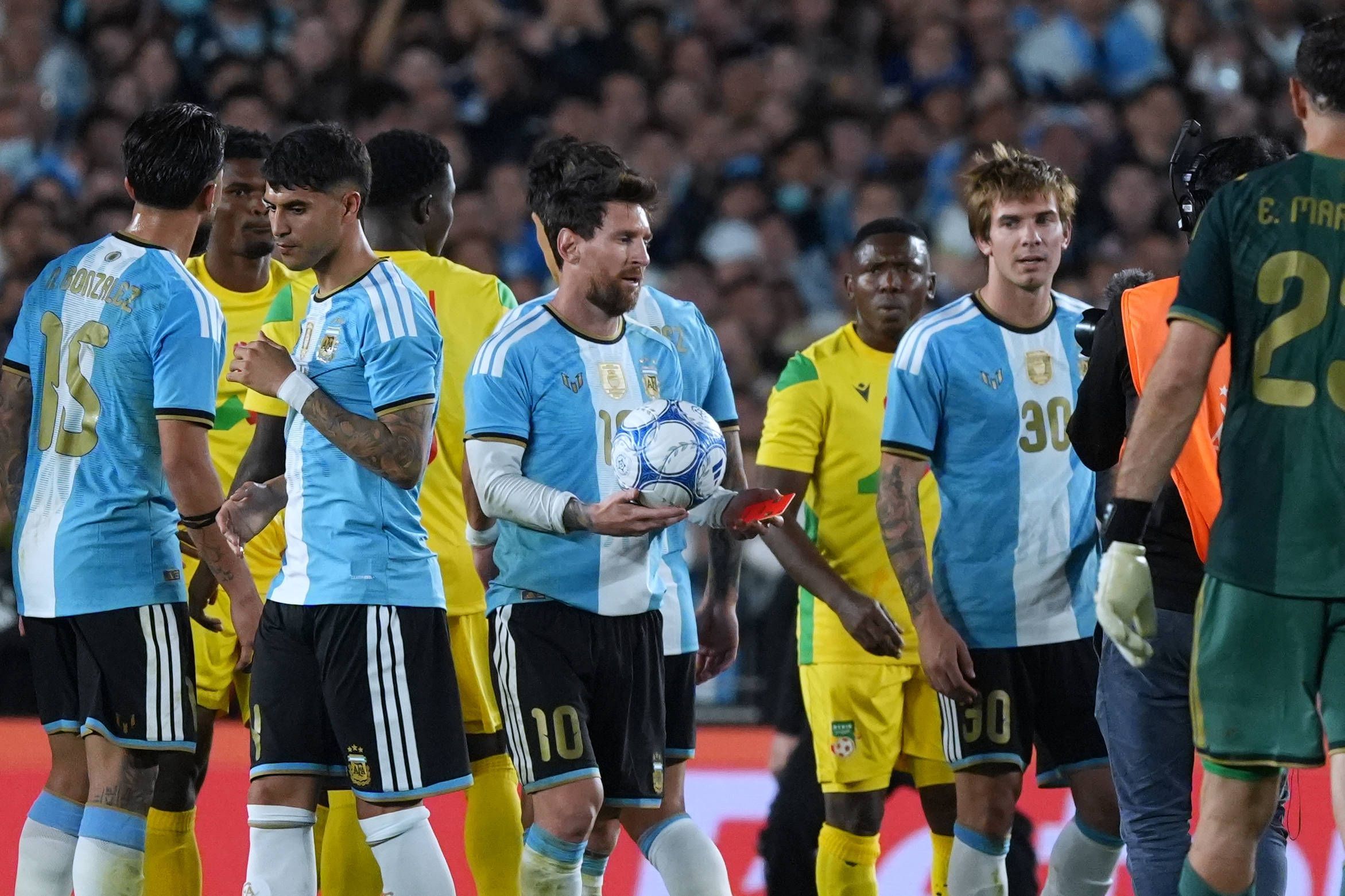 Messi bei seinem letzten Länderspiel gegen Benin am 06.10.2026