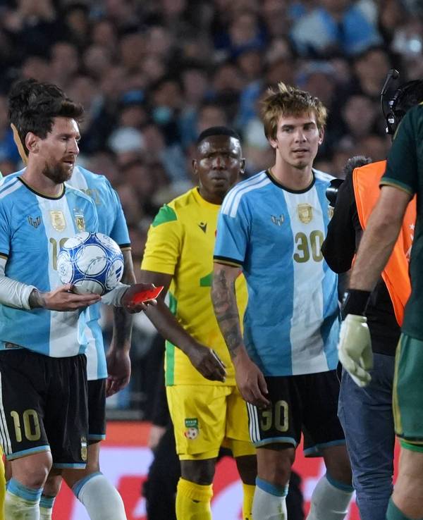Messi bei seinem letzten Länderspiel gegen Benin am 06.10.2026