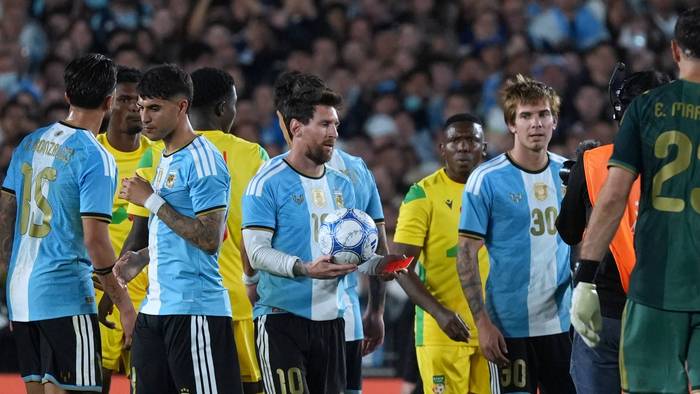 Messi bei seinem letzten Länderspiel gegen Benin am 06.10.2026