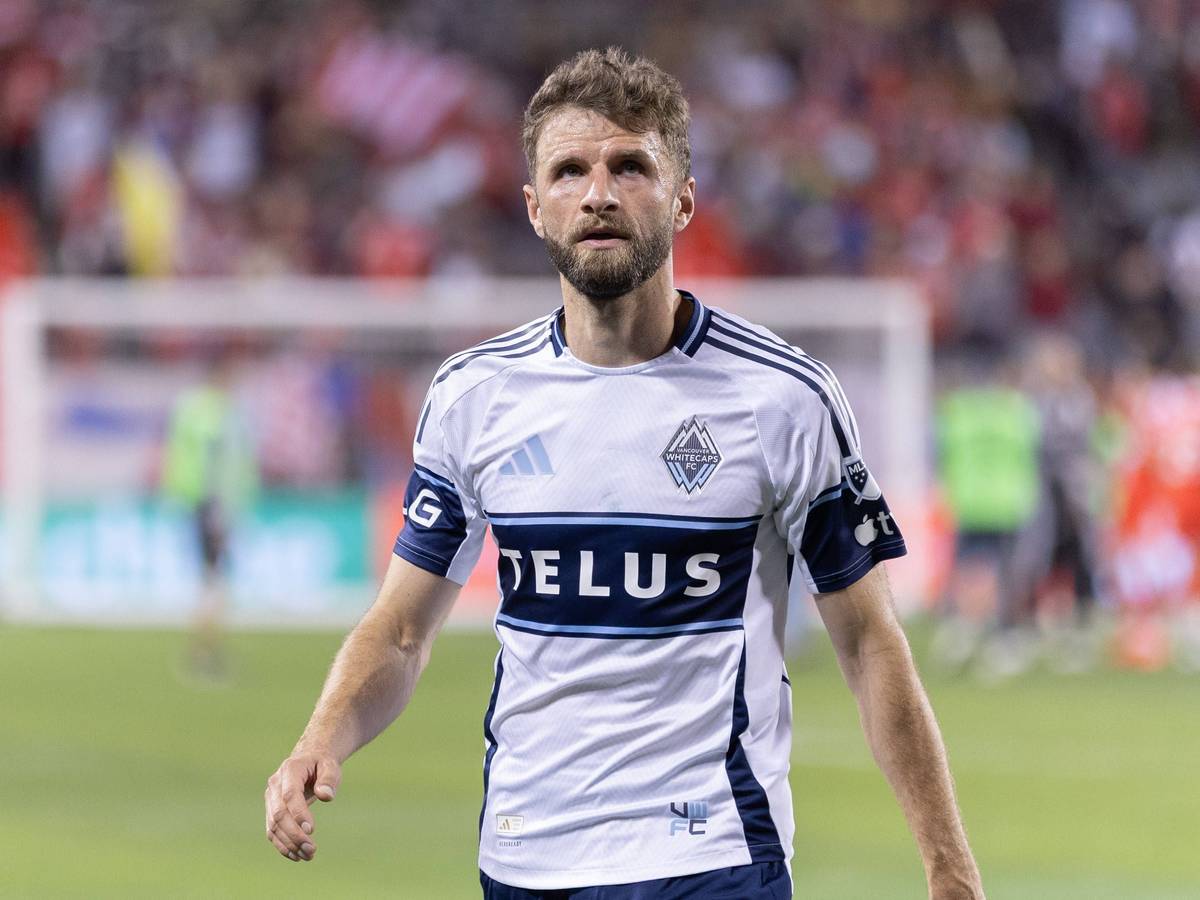 Thomas Müller während eines Spiels im Trikot der Vancouver Whitecaps.