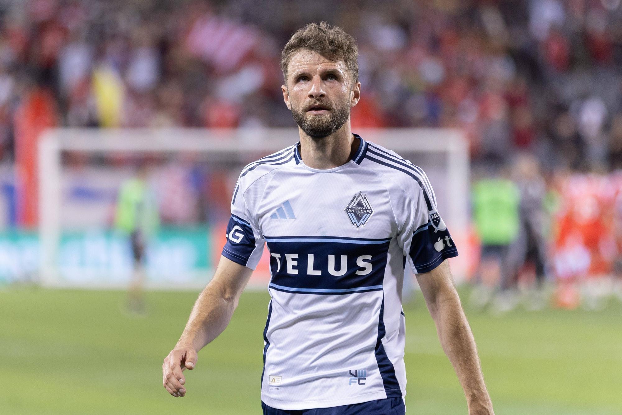 Thomas Müller während eines Spiels im Trikot der Vancouver Whitecaps.