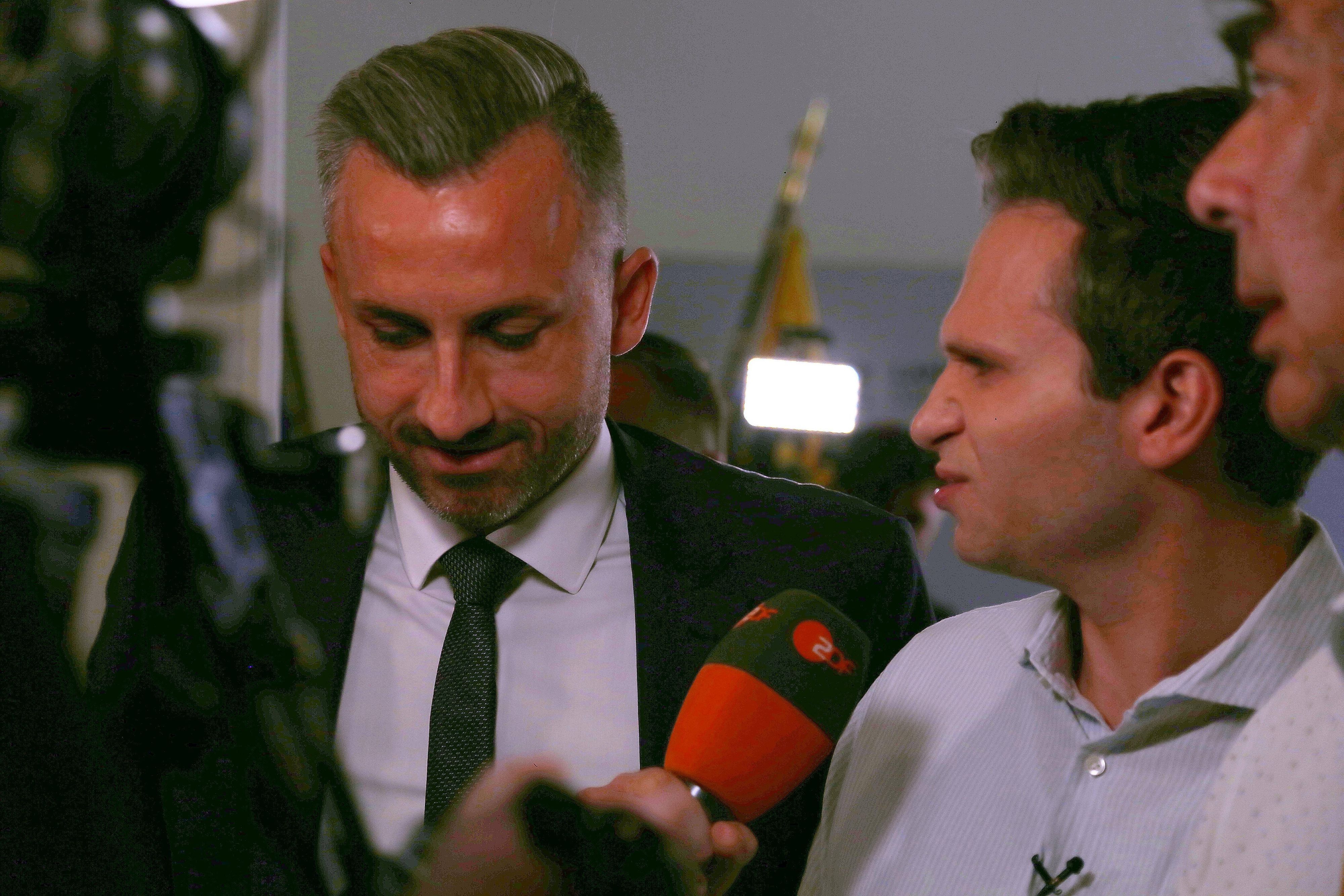 Ulrich Siegmund wird von Fabian Köster interviewt