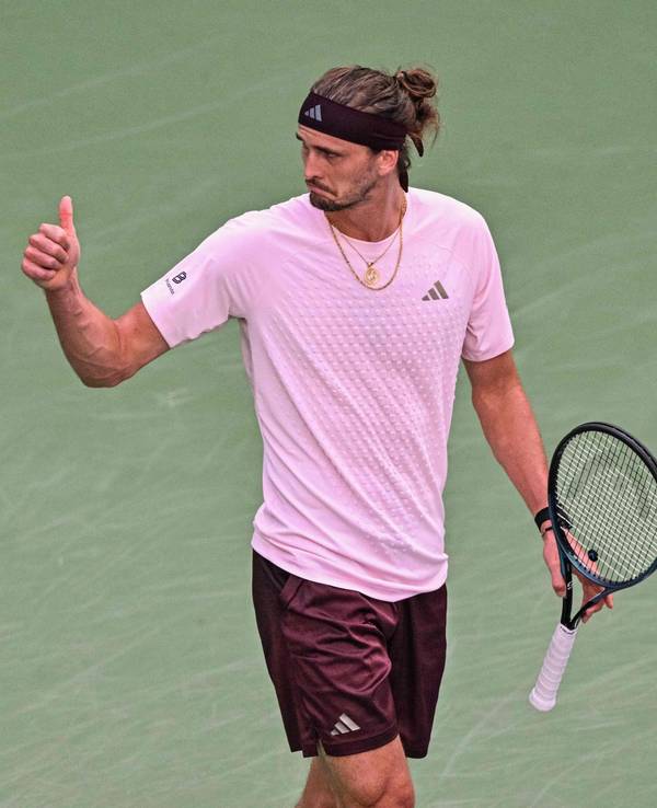 Daumen hoch bei Alexander Zverev.