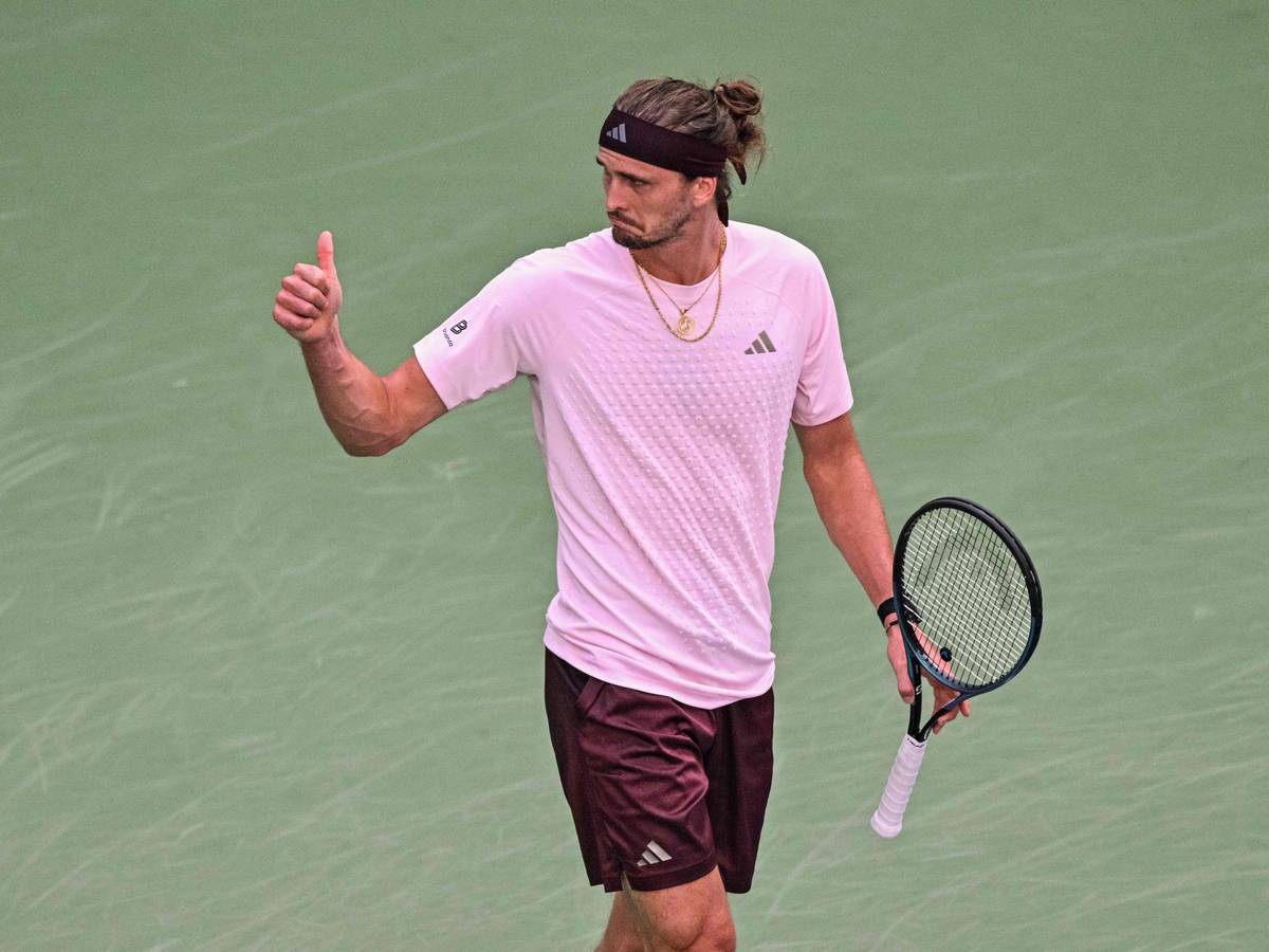 Daumen hoch bei Alexander Zverev.