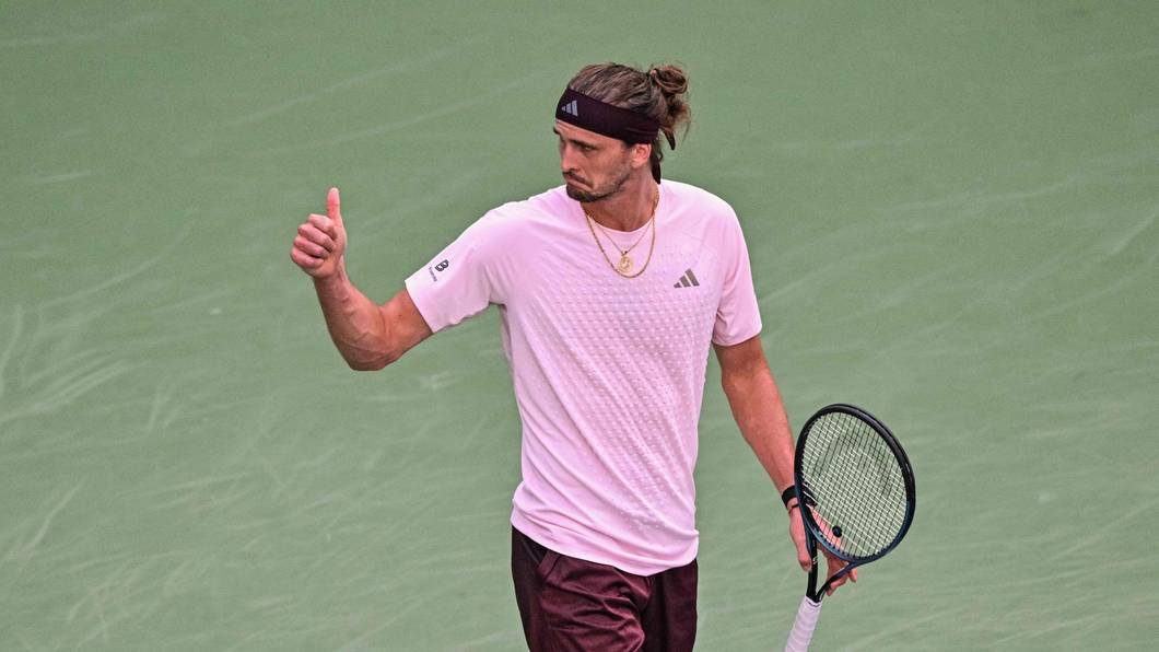 Daumen hoch bei Alexander Zverev.