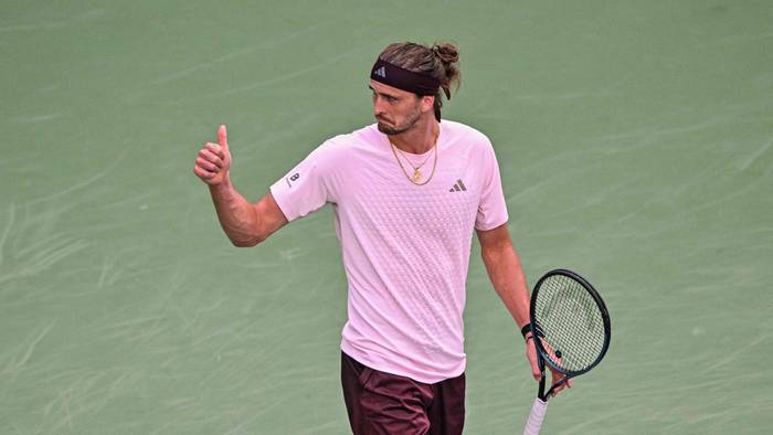 Daumen hoch bei Alexander Zverev.