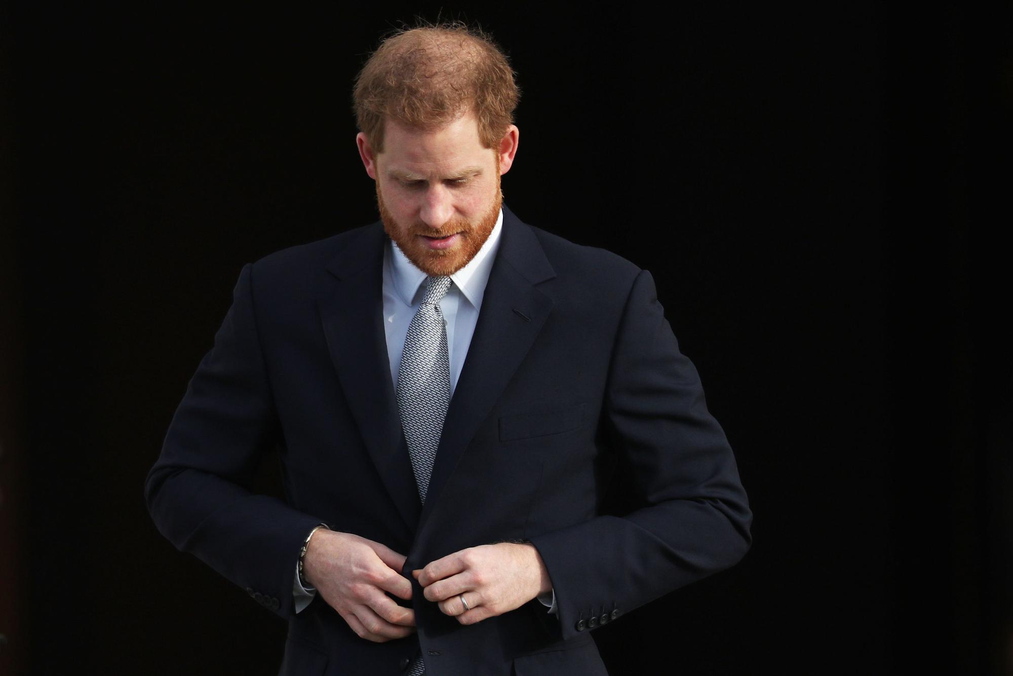 Prinz Harry, hier Schirmherr der Rugby Football League und Gastgeber der Auslosung der Rugby League Weltmeisterschaft 2021.