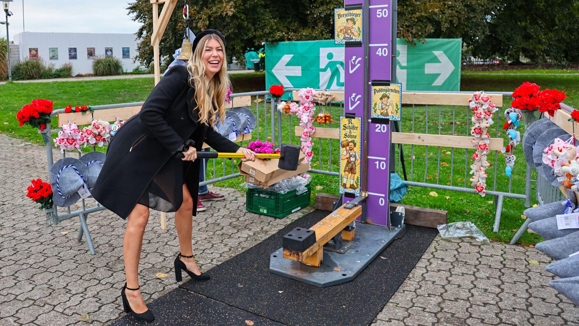 Tanja Brockmann bei „Hau den Lukas“.