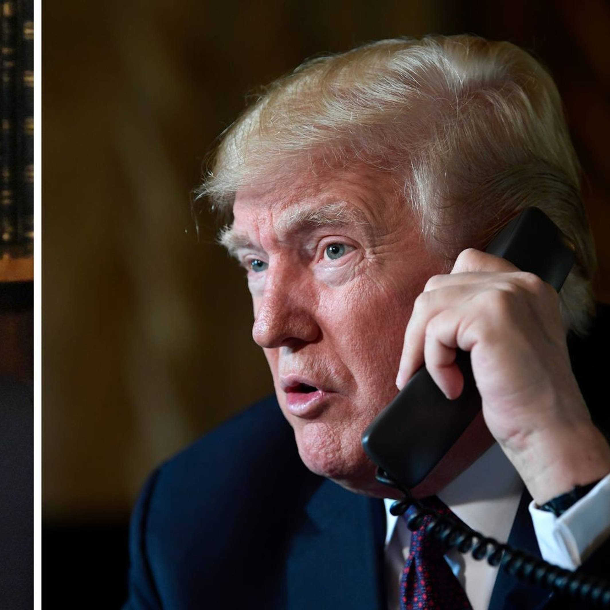 Donald Trump und Wladimir Putin telefonieren.
