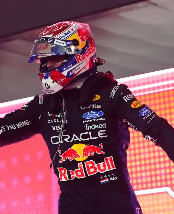 Max Verstappen beim Jubel.