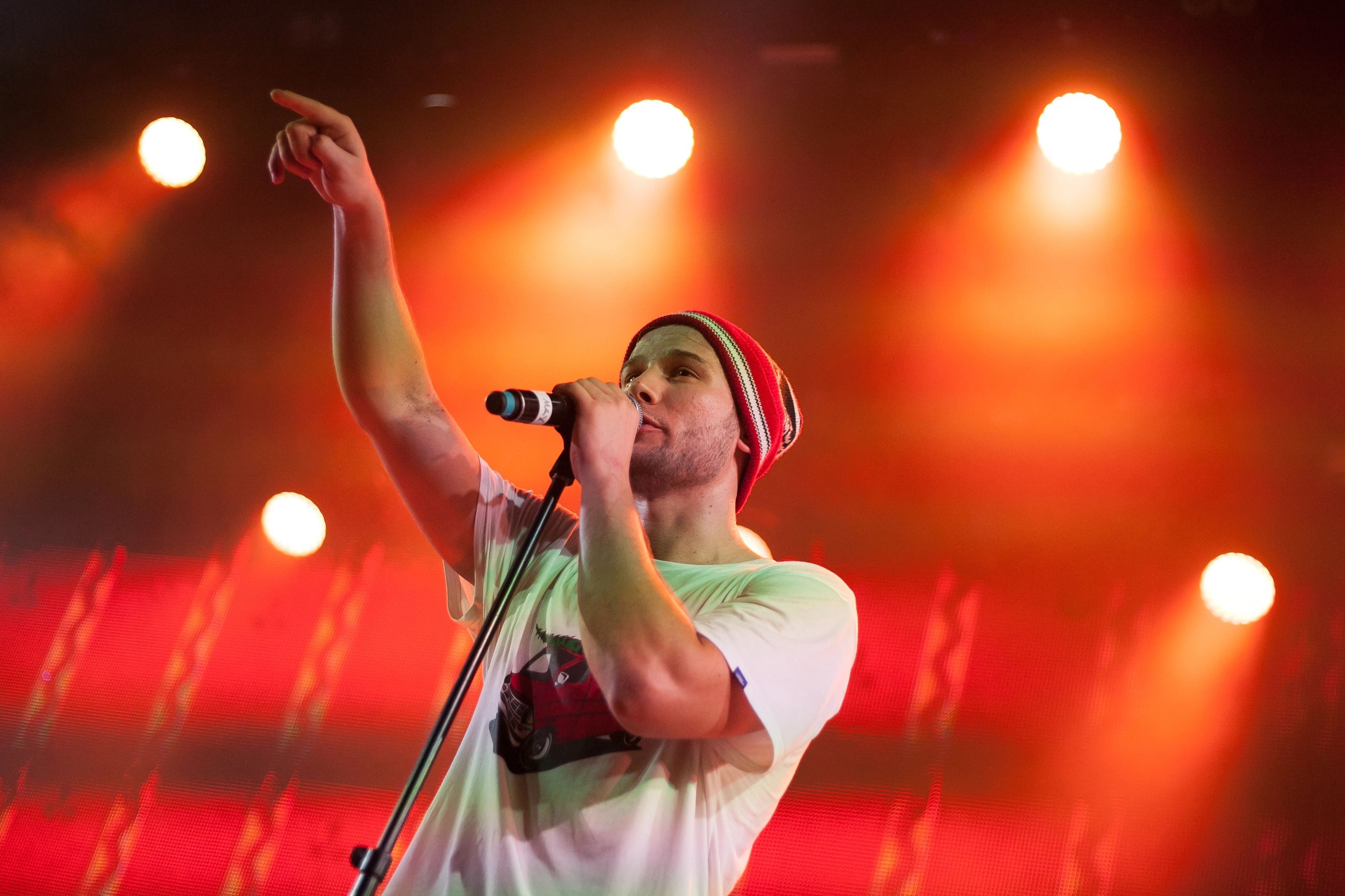 Max Korzh 2015 bei einem Konzert in Moskau