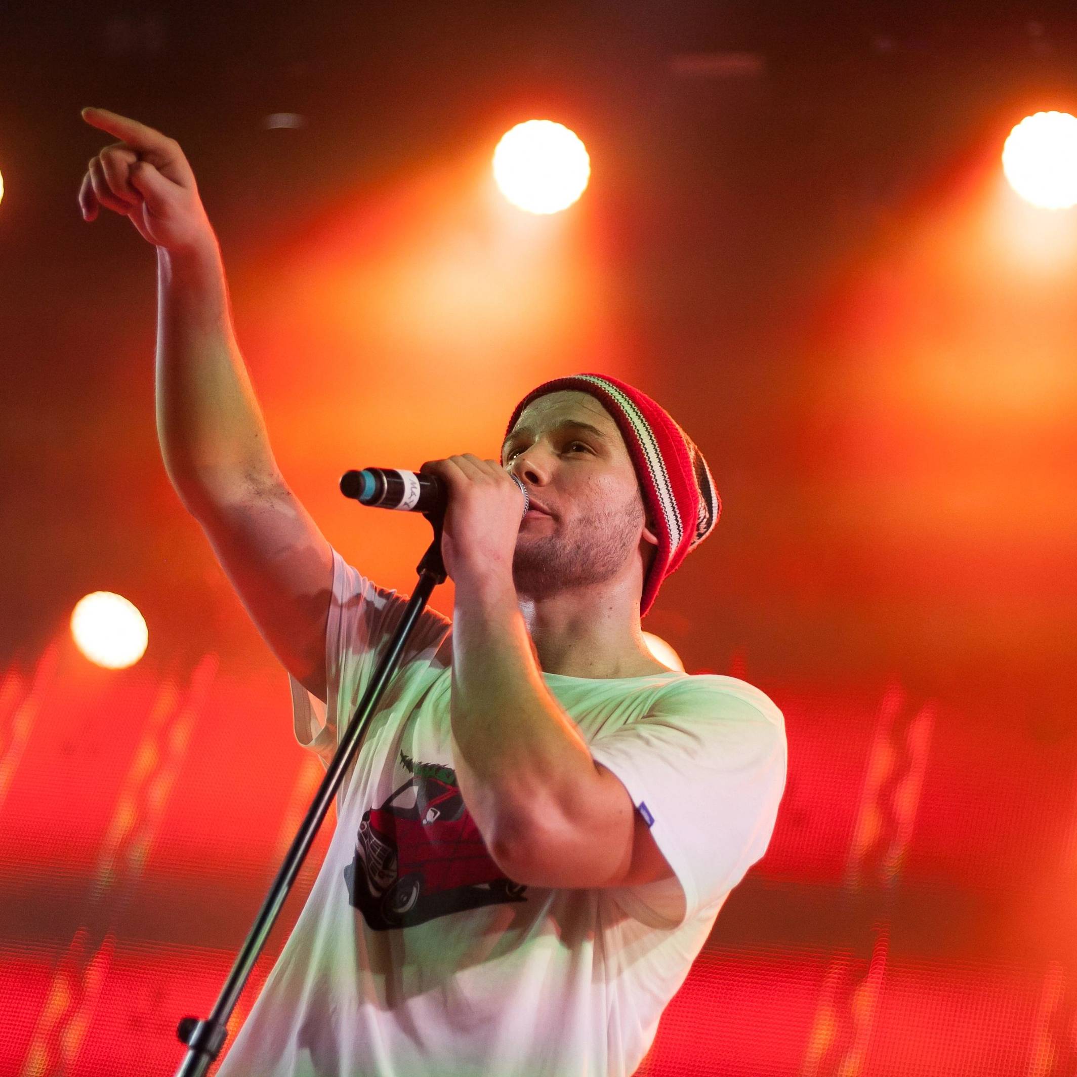 Max Korzh 2015 bei einem Konzert in Moskau