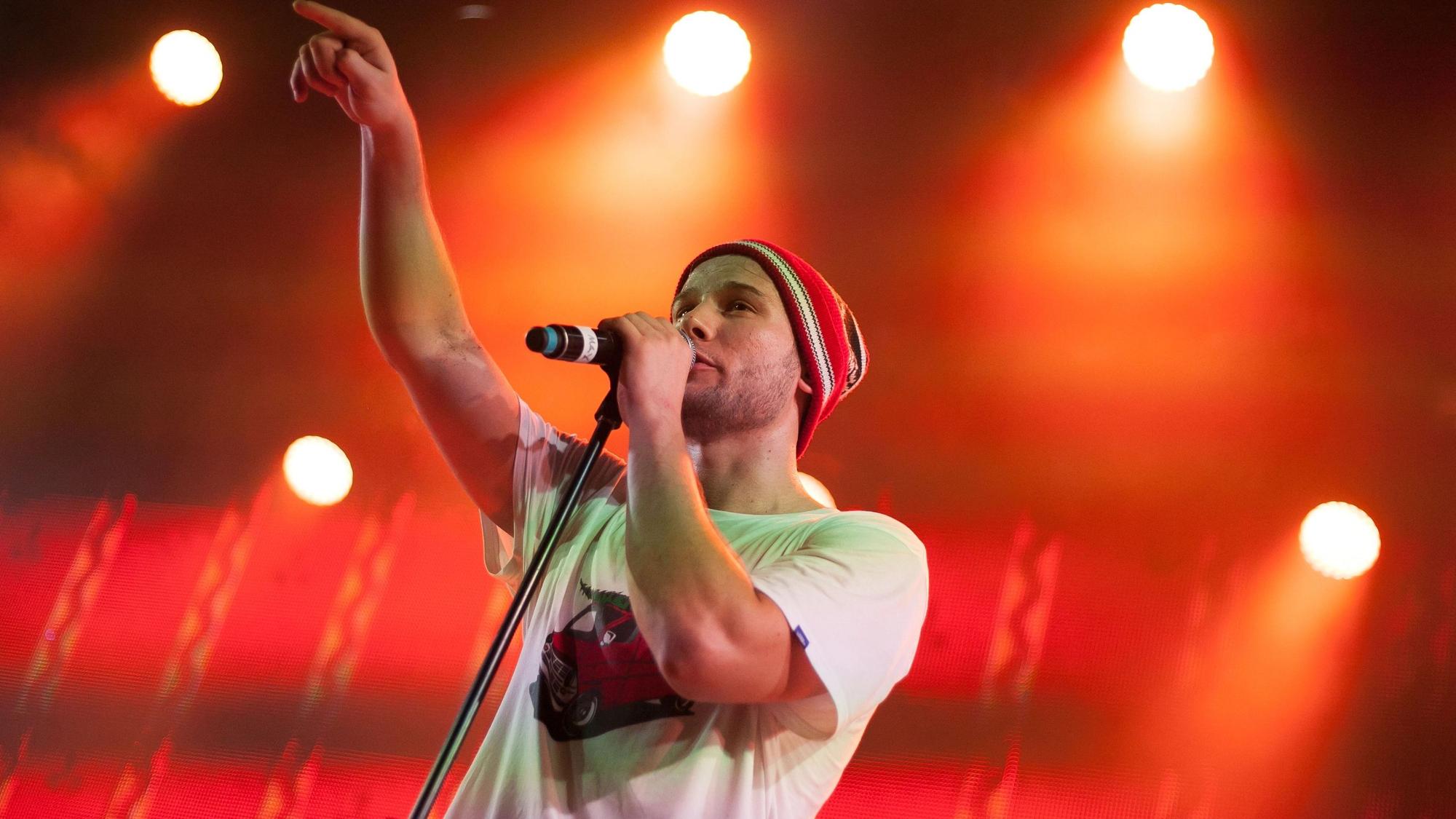 Max Korzh 2015 bei einem Konzert in Moskau