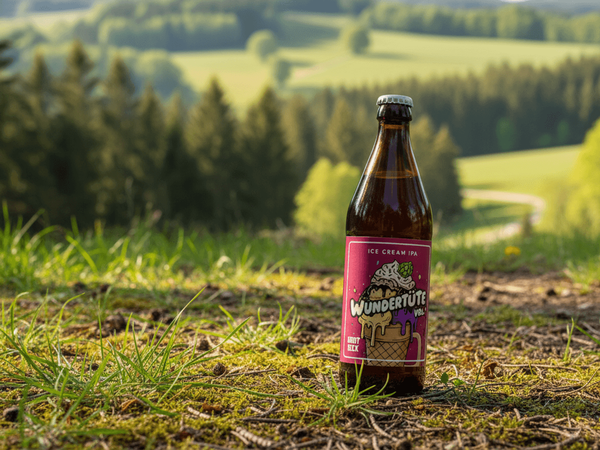 „Wundertüte“ Bier auf Hügel.