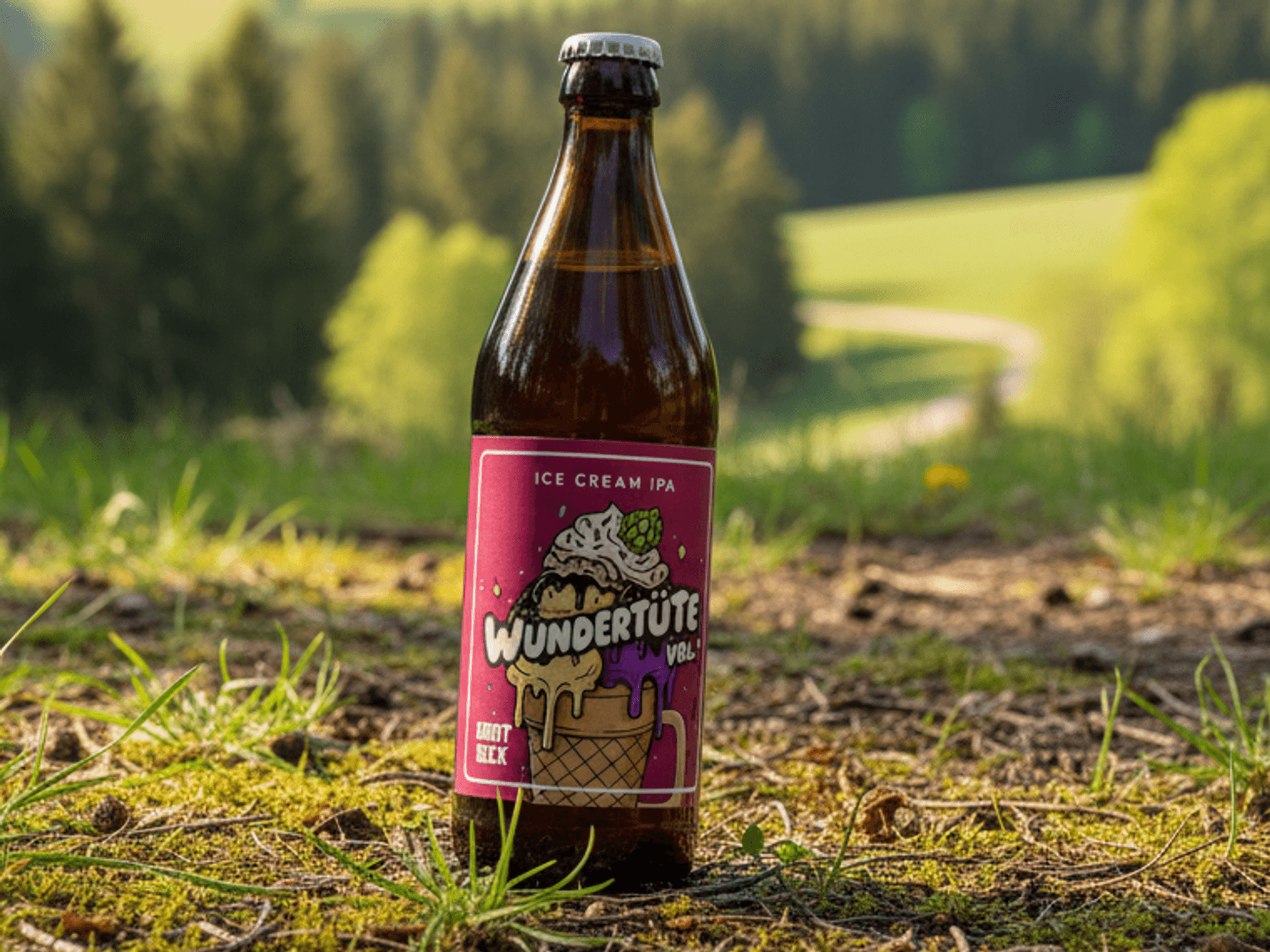 „Wundertüte“ Bier auf Hügel.