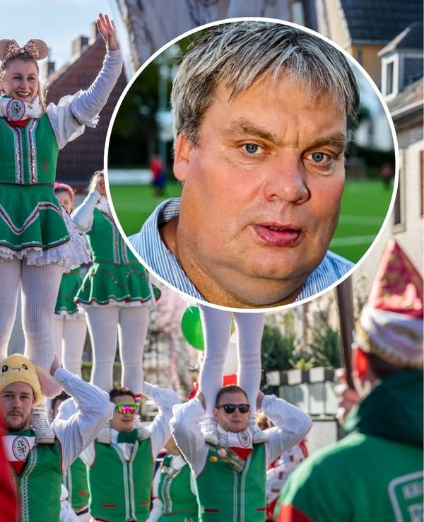 Teilnehmer beim Karnevalszug am Veilchendienstag 2024 in Köln-Zollstock. Der Vorsitzende der Freunde des Zollstocker Dienstagszuges, Michael Siegenbruck, erklärt die Gründe für die Absage.