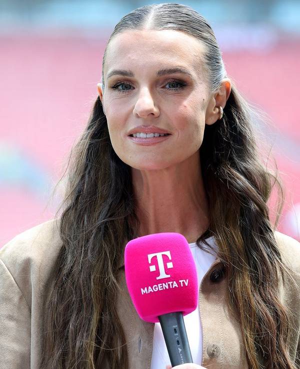 Laura Wontorra erwartet ihr erstes Kind. (Bild: 2026 Getty Images/Alexander Hassenstein)