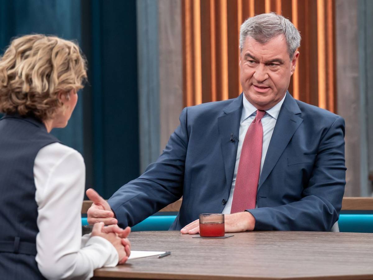 Markus Söder hat eine Kanzlerkandidatur erneut ausgeschlossen. (Bild: NDR/Thomas Ernst)