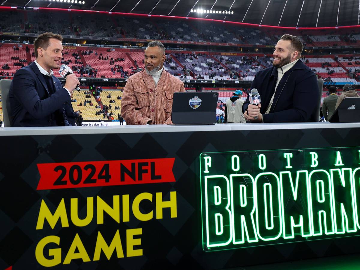 Alexander Steinforth, Patrick Esume und Björn Werner im Stadion