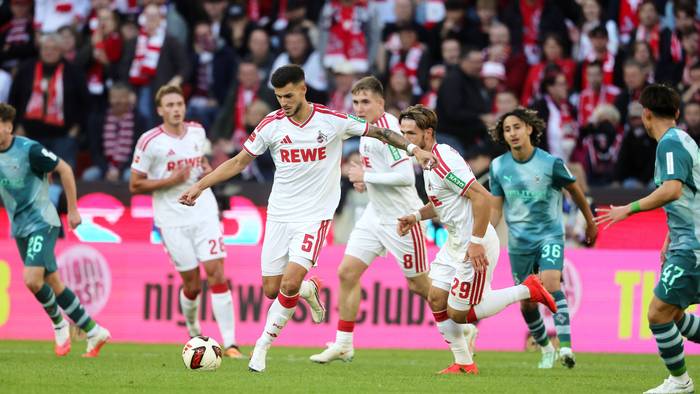 Tom Krauß für den 1. FC Köln am Ball