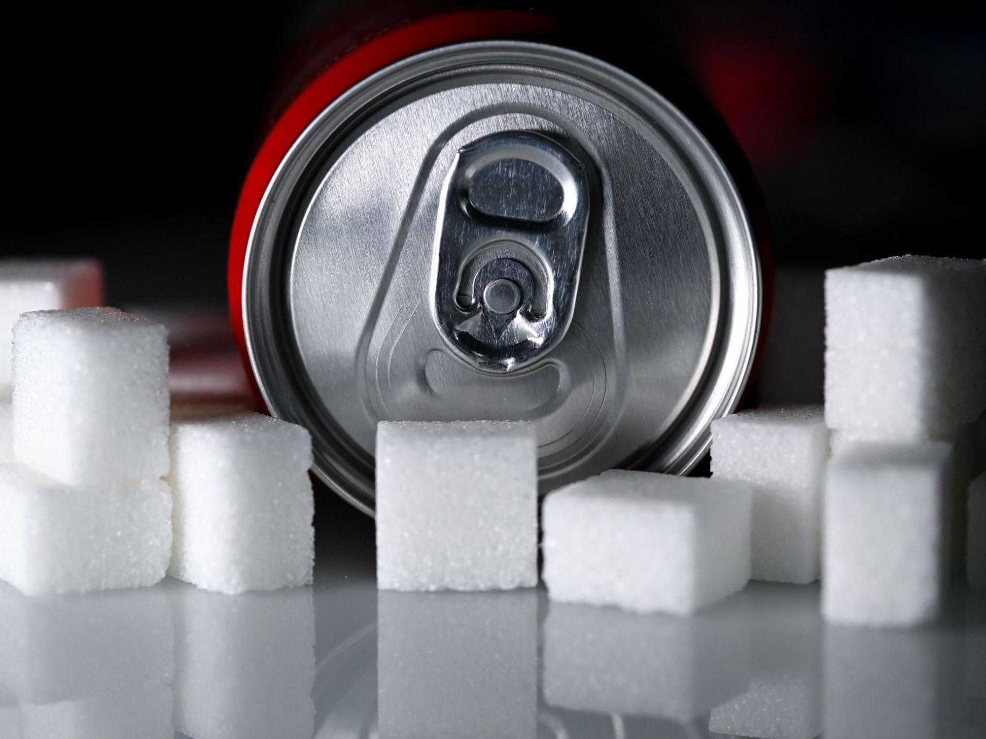 Softdrinks mit Zucker