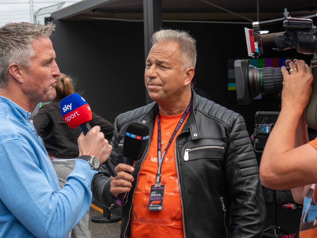 Ralf Schumacher und Kai Ebel bei einem gemeinsamen Interview.