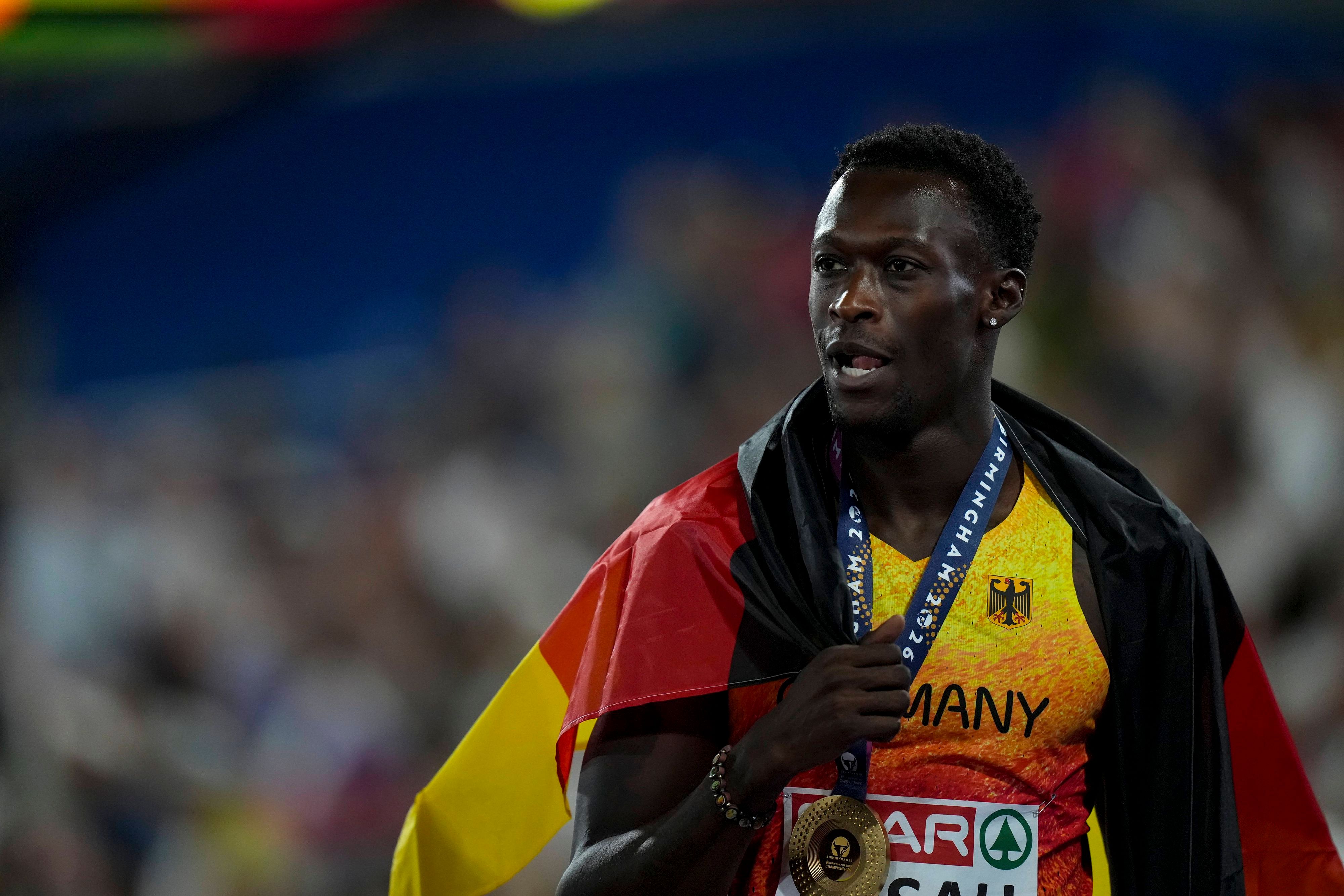 Owen Ansah bei der EM in Birmingham.