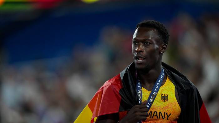 Owen Ansah bei der EM in Birmingham.