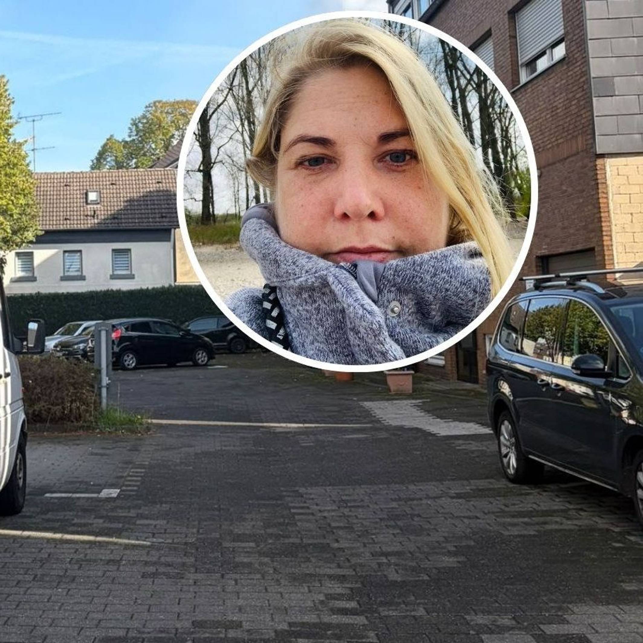 Mehrere Autos wurden in der Hofstraße in Köln-Stammheim bereits zerkratzt. Auch der Wagen von Miriam Höfer.