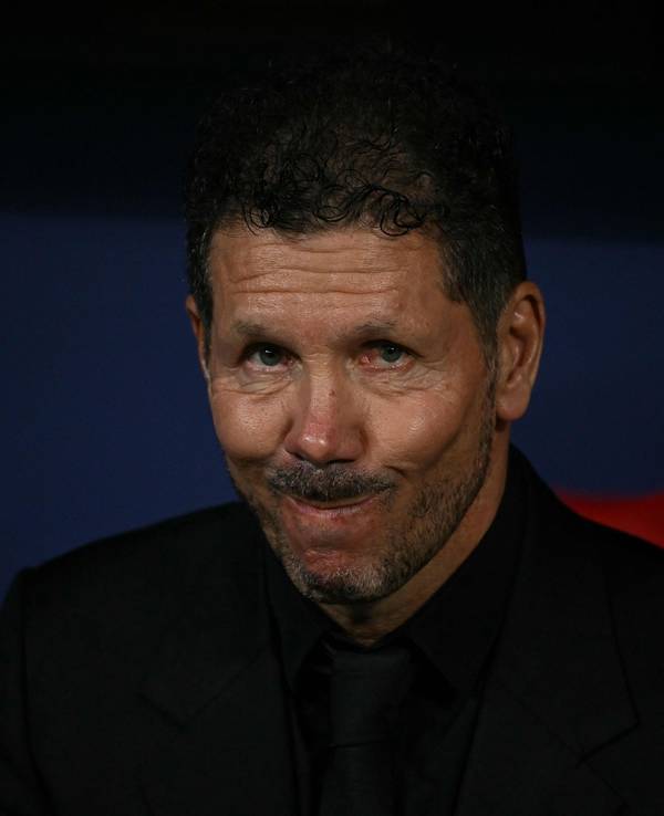Beim Spiel von Atlético Madrid kamen Diego Simeone die Tränen.