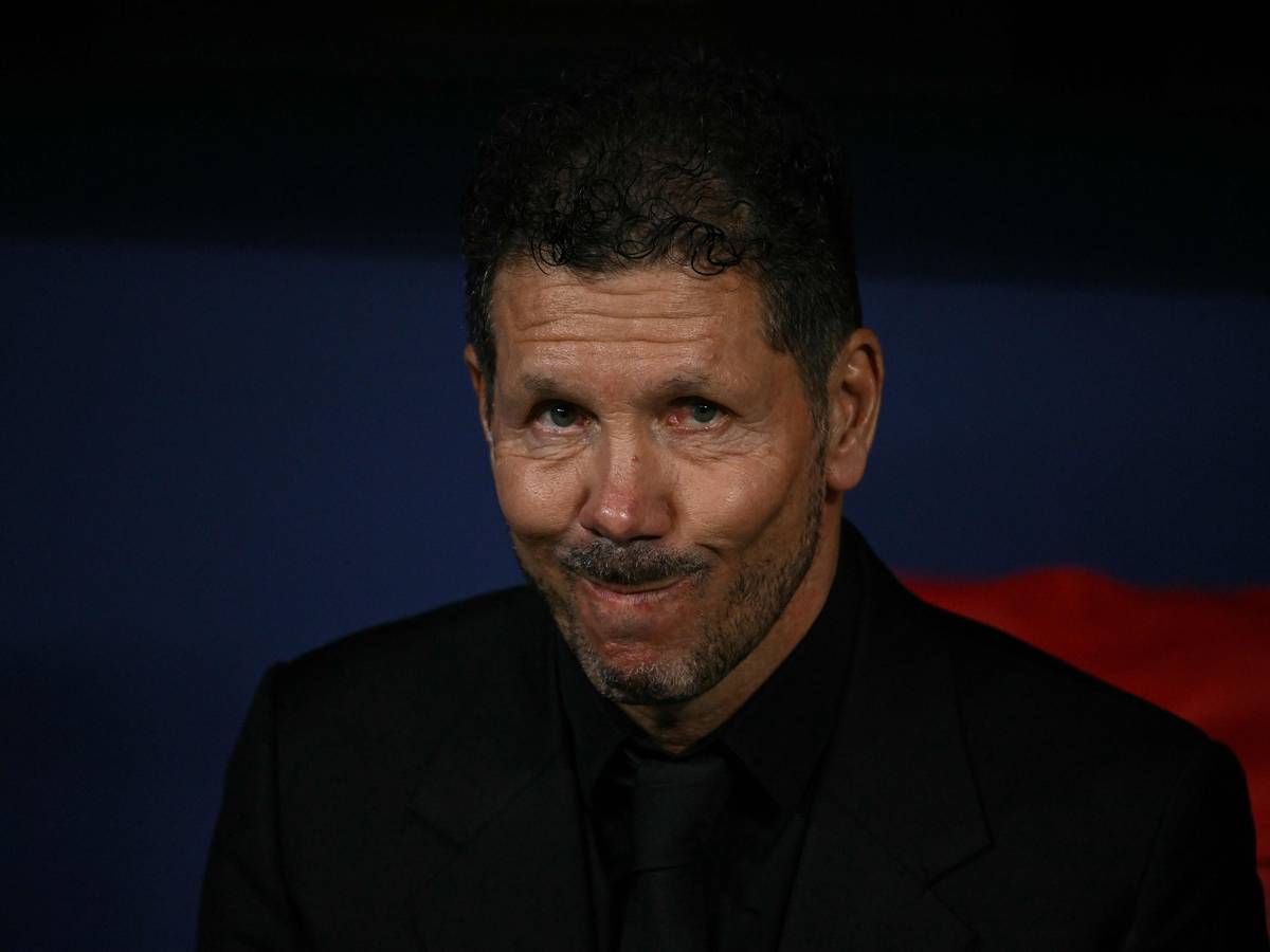 Beim Spiel von Atlético Madrid kamen Diego Simeone die Tränen.