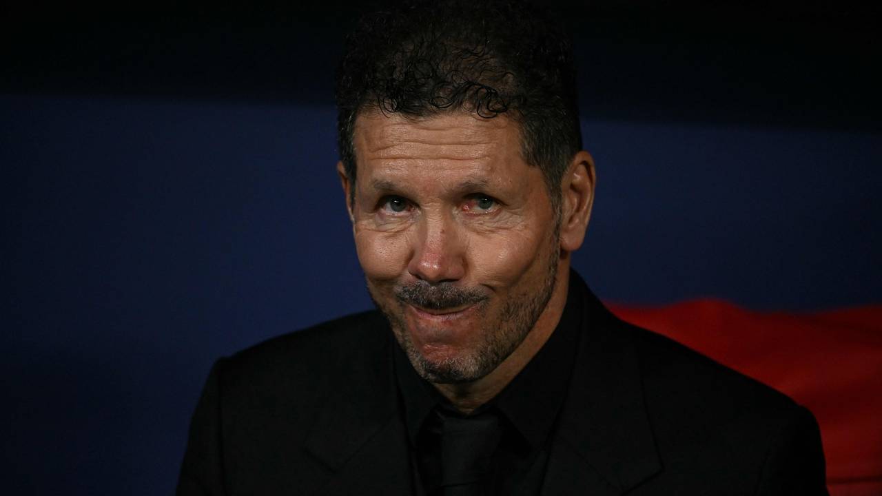 Beim Spiel von Atlético Madrid kamen Diego Simeone die Tränen.