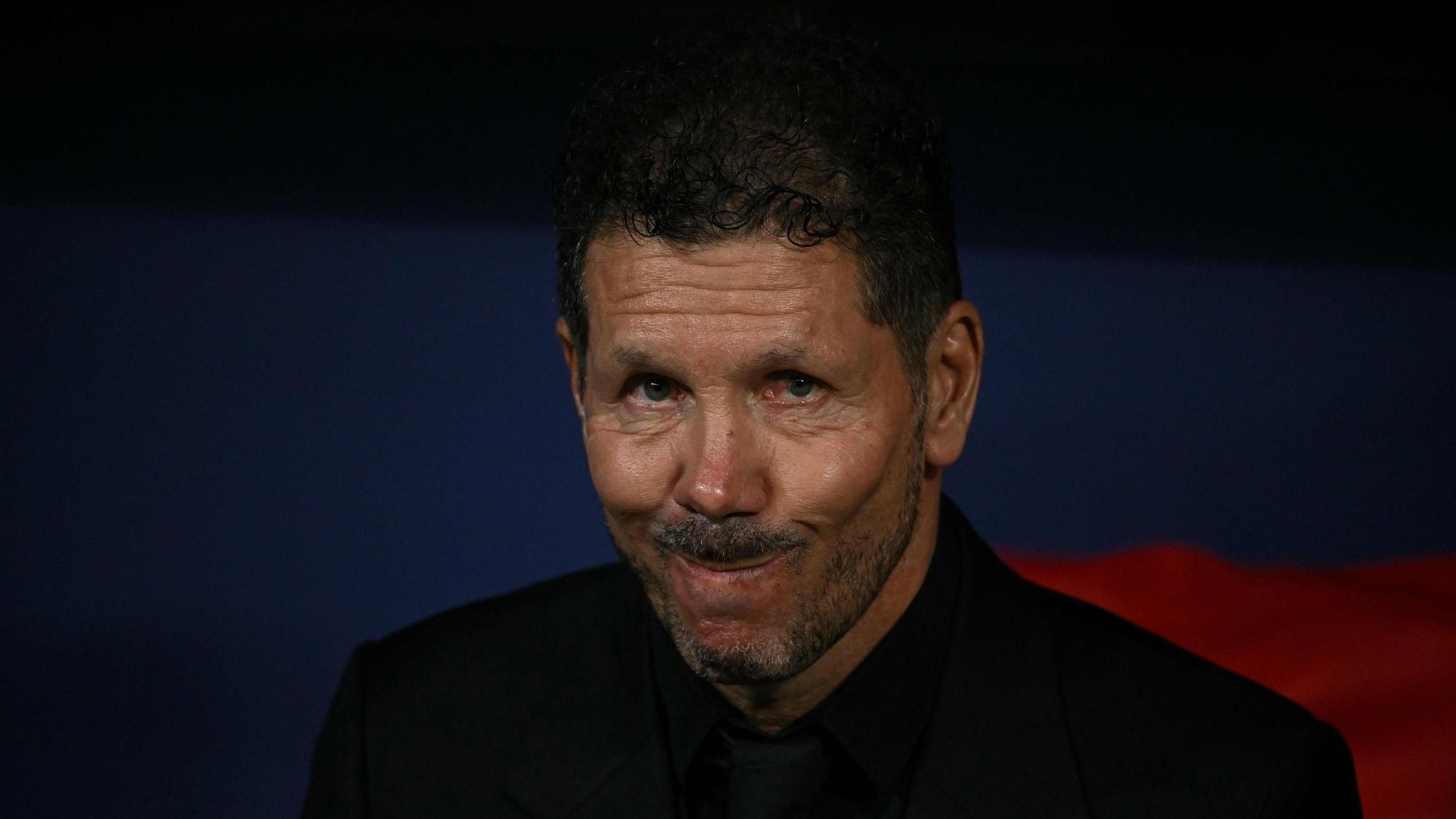 Beim Spiel von Atlético Madrid kamen Diego Simeone die Tränen.