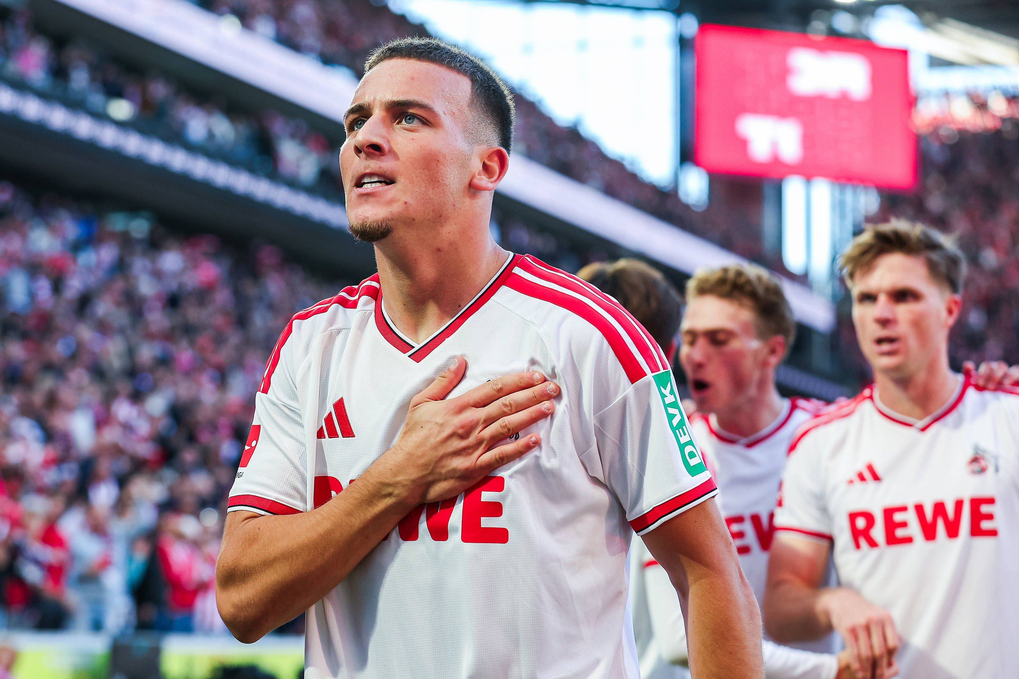 Torjubel von Said El Mala beim 1. FC Köln.