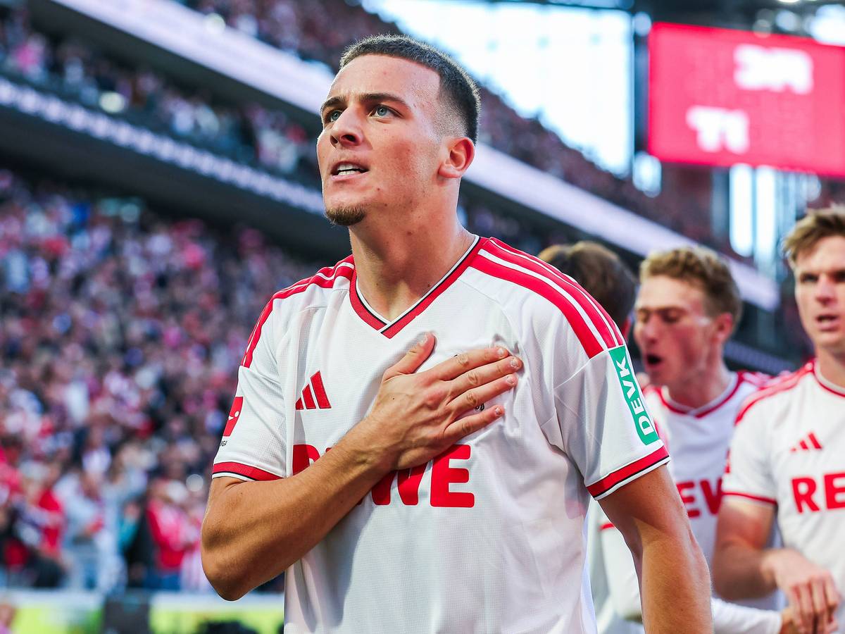 Torjubel von Said El Mala beim 1. FC Köln.