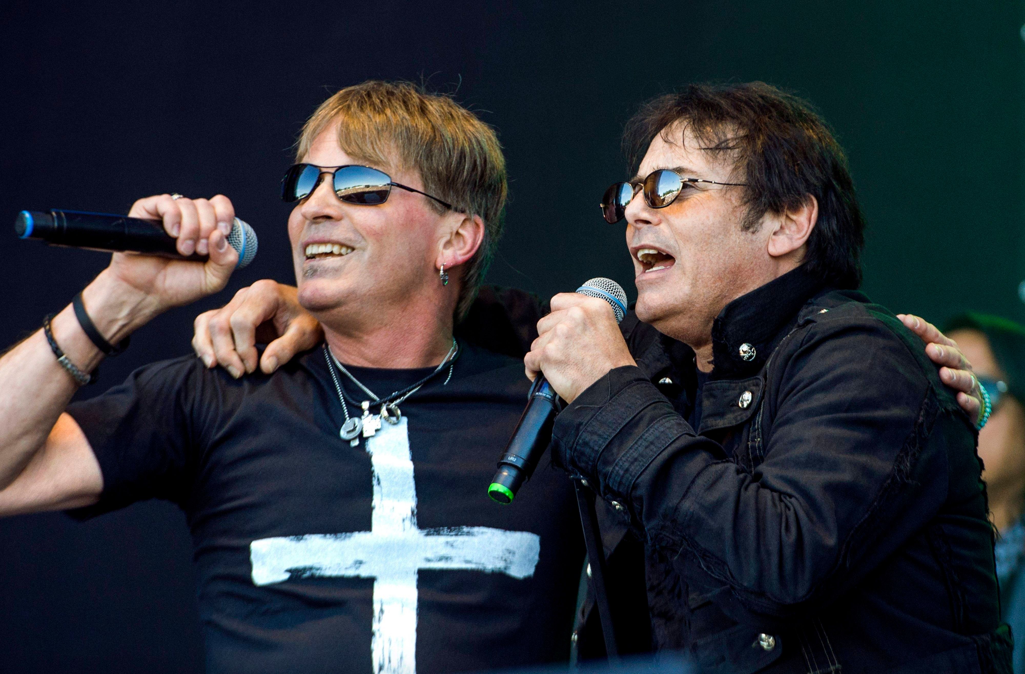 Die beiden Leadsänger Dave Bickler und Jimi Jamison von Survivor.
