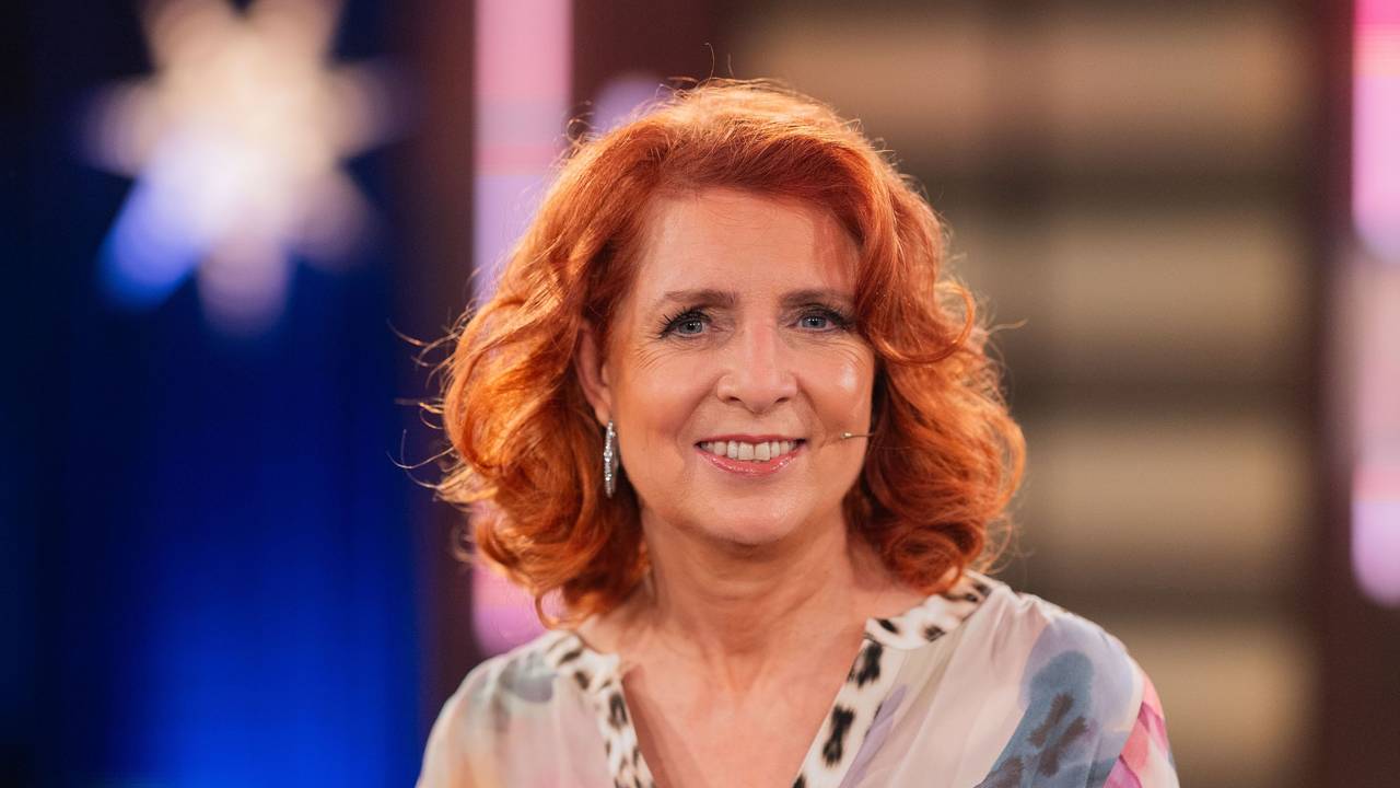 Sportjournalistin Monica Lierhaus in den Studios des WDR im Stadtteil Bocklemünd nach der Talkshow „Kölner Treff“.