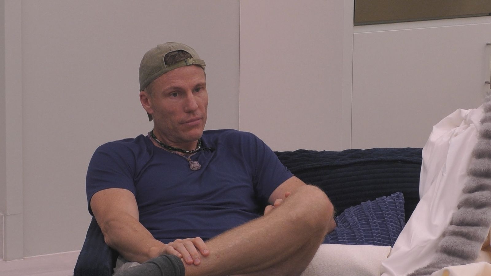 Ex-Bayern-Profi Christian Lell spricht bei „Promi Big Brother“ über seine tiefe Krise. (Bild: Joyn)