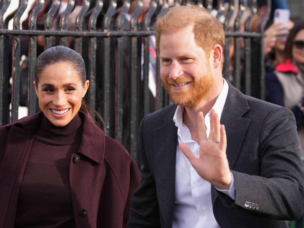 Prinz Harry und Meghan, Herzog und Herzogin von Sussex, treffen zu einem Besuch im „The Community Recording Studio“ in Nottingham ein.