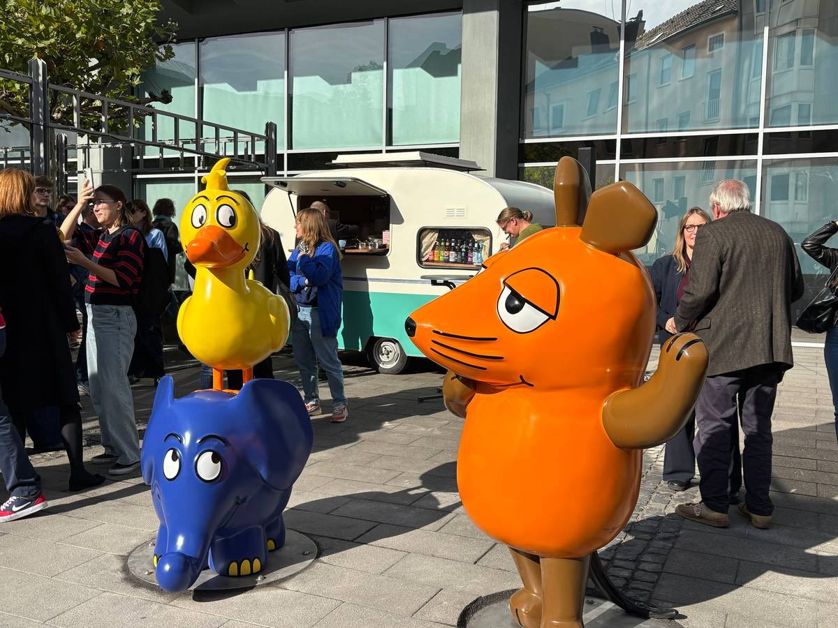 Die neuen Figuren der Maus, des Elefanten und der Ente.