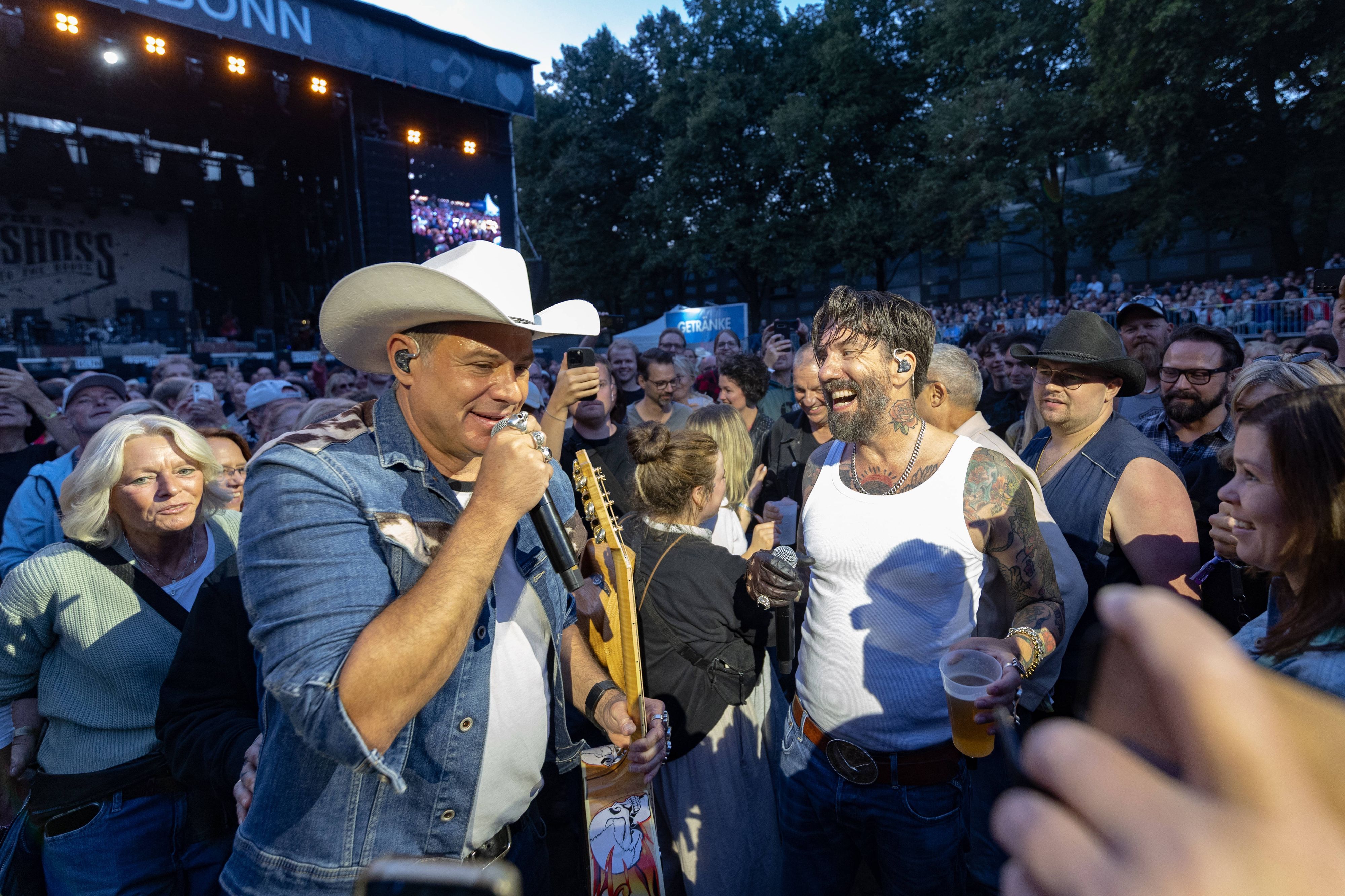 Konzert von The BossHoss auf dem KunstRasen in Bonn.