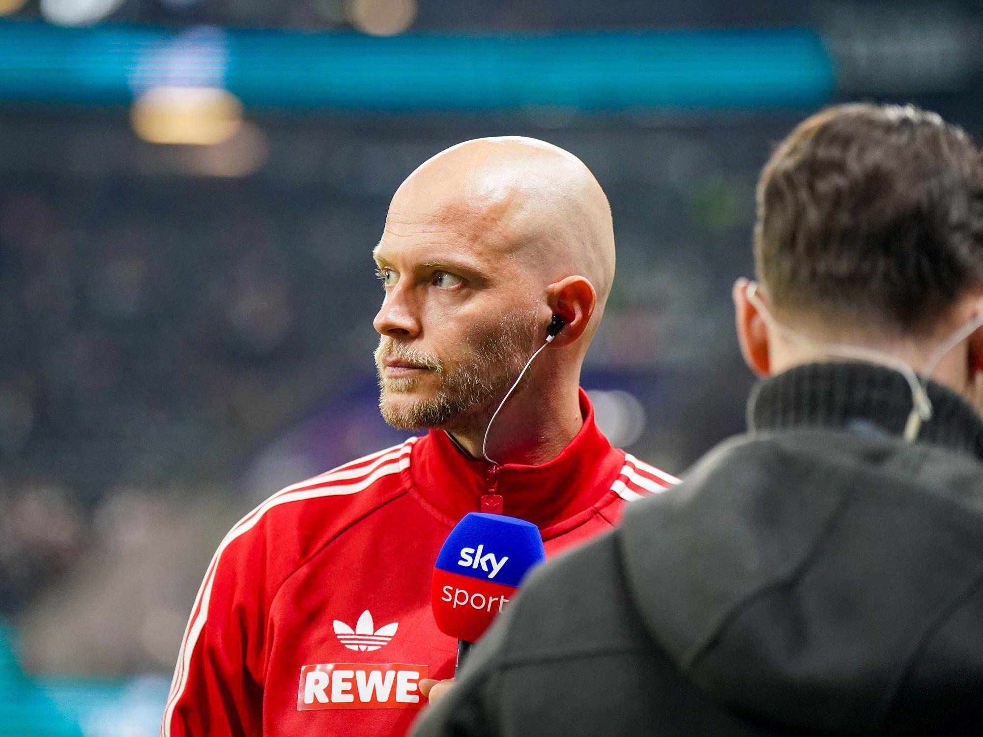 René Wagner (1. FC Köln) vor dem Spiel bei Eintracht Frankfurt am 16. Oktober 2026.