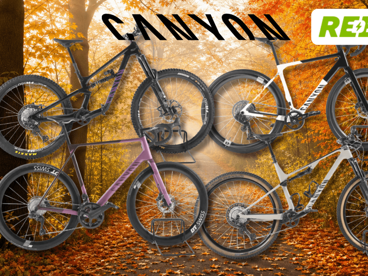 4 verschiedene Canyon Fahrräder aus dem Rebike Sale.