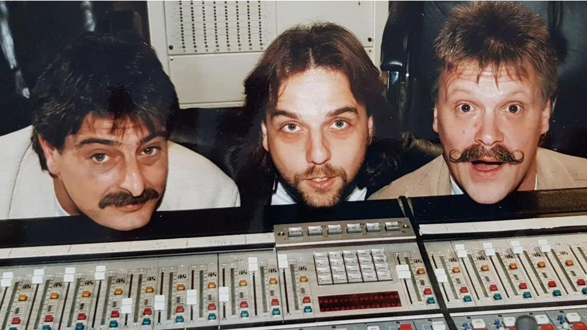 Karl-Heinz Brand, Kurt Feller und Norbert Campmann von den Räubern.