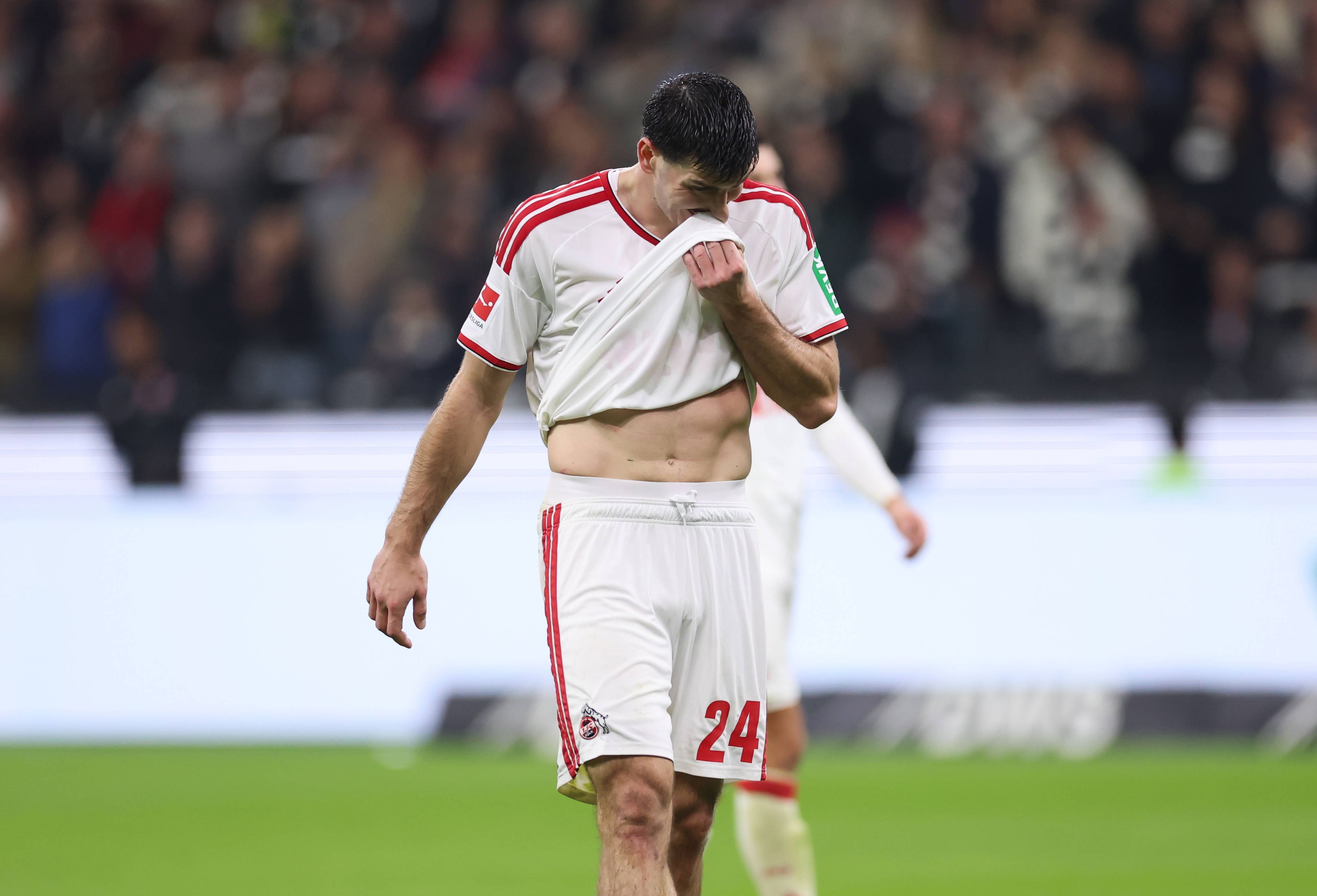 Luka Lochoshvili nach der Niederlage gegen Eintracht Frankfurt.